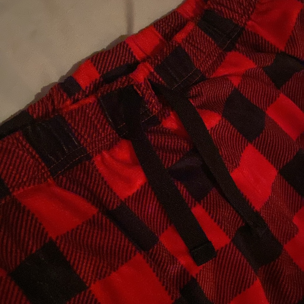 XL Wonder Nation Red Plaid Pajama Pants - Picture 3 of 3
